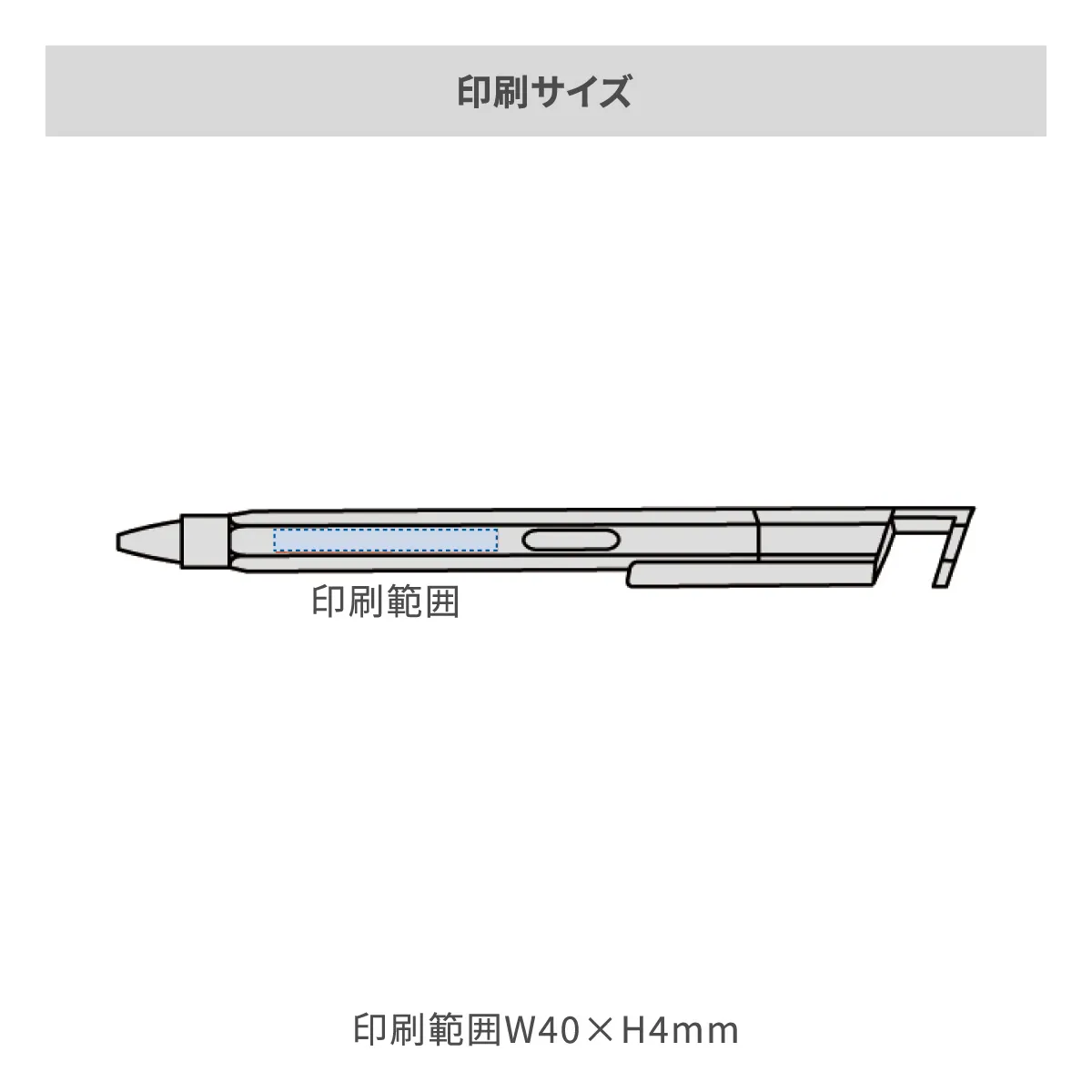 メタリック・7WAYボールペン【多機能ペン / パッド印刷】 画像2