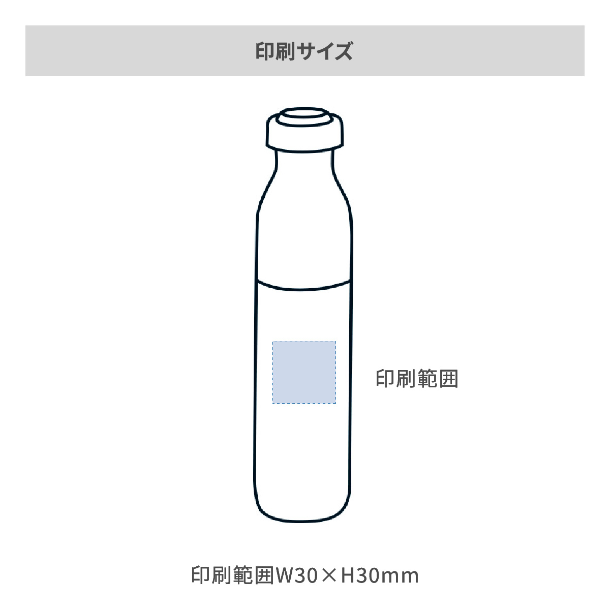 ケース付カラーペン12色セットの名入れ範囲