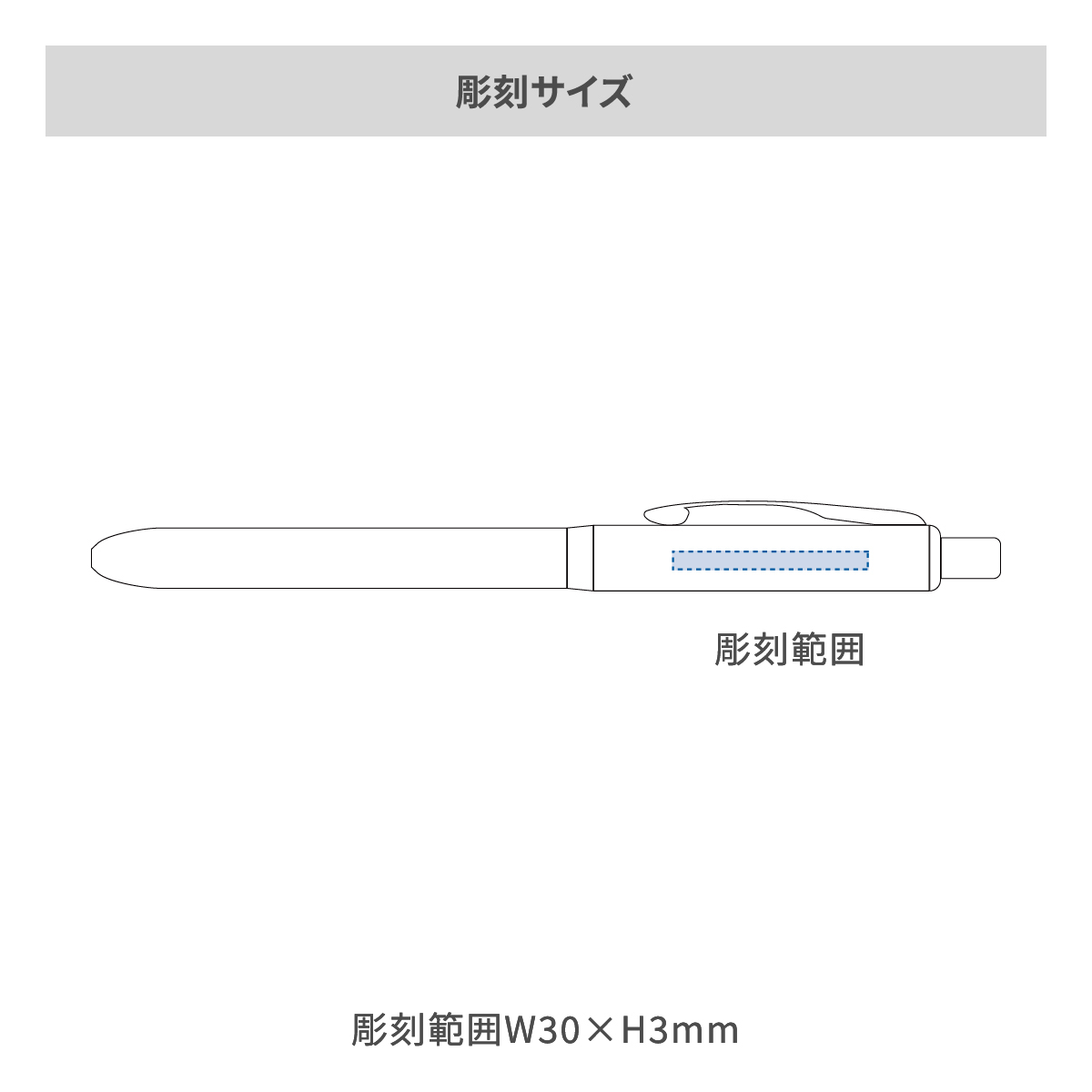 【短納期】パーカー ソネット オリジナル マルチファンクションペン の名入れ範囲