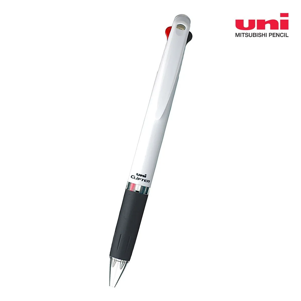 三菱鉛筆 クリフター 2色ボールペン 白軸 0.7mm【名入れボールペン / パッド印刷】 画像1